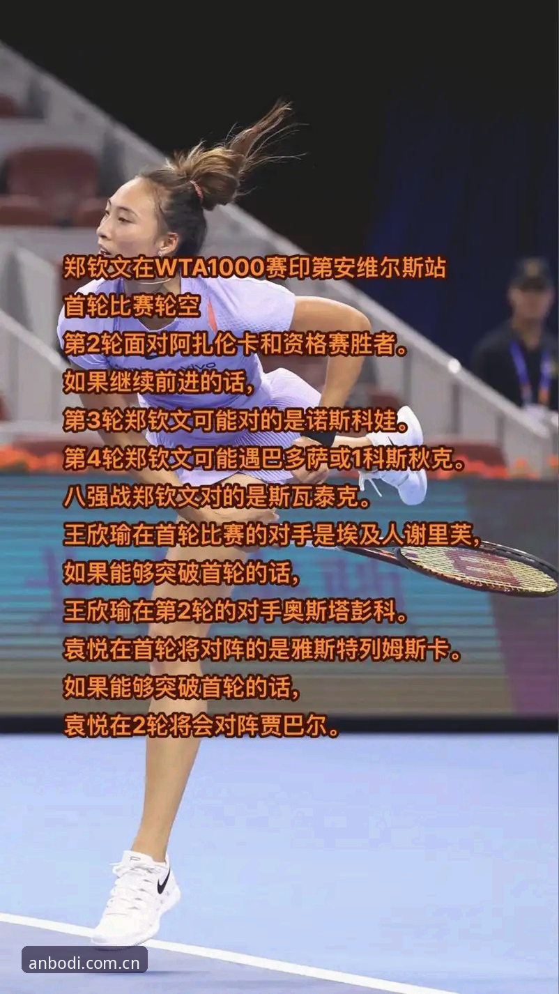 法网女单抽签结果与安博体育地址观赛指南：郑钦文保分战全解析